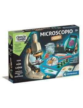 Microscópio Clementoni Smart Deluxe Infantil 45 x 37 x 7 cm