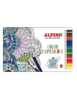 Lápiz de Cor Aquarela Alpino Color Experience Multicolor 36 Peças