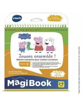 Livro interativo infantil Vtech Peppa Pig (FR)