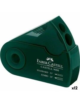 Afia-lápis Faber-Castell 9000 Verde (12 Unidades)