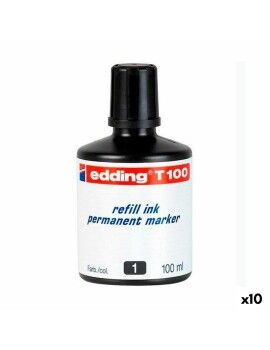Tinta de recarga Edding T100 Permanente 100 ml (10 Unidades)