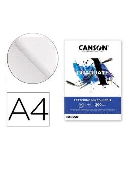 Bloco de desenho Canson C31250P028 Branco A4 Papel