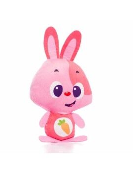 Peluche com Som Moltó Gusy luz Baby Bunny Cor de Rosa 7,5 cm