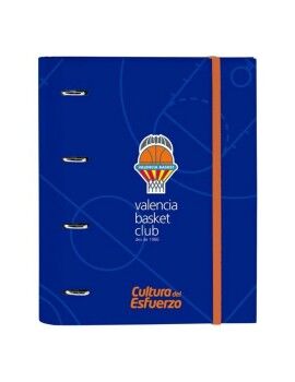 Pasta com argolas Valencia Basket M666 Azul Laranja (27 x 32 x 3.5 cm)