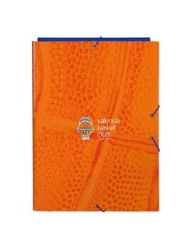 Pasta Valencia Basket M068 Azul Laranja A4