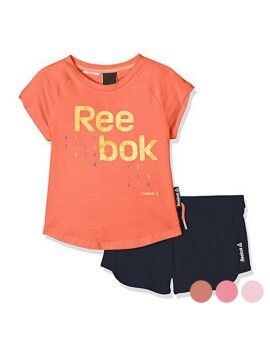 Conjunto Desportivo para Crianças Reebok G ES SS Laranja