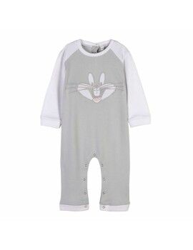 Babygrow de Manga Comprida para Bebé Looney Tunes Cinzento