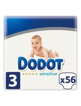 Fraldas descartáveis Sensitive Dodot Dodot Sensitive (56 uds)