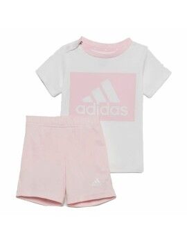 Conjunto Desportivo para Crianças Adidas Cor de Rosa