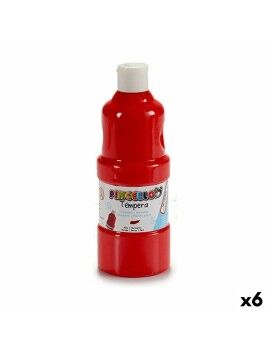 Têmperas Vermelho 400 ml (6 Unidades)