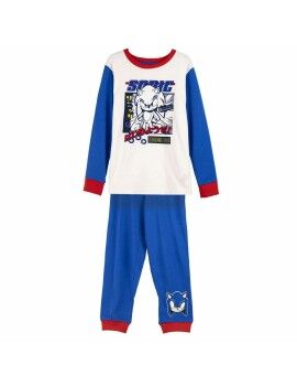 Pijama Infantil Sonic Azul