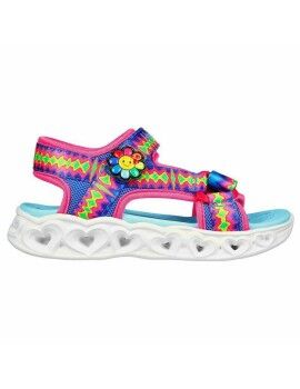 Sandálias Infantis Skechers Heart Lights Cor de Rosa