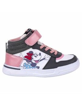 Botas Infantis Casuais Minnie Mouse Cor de Rosa