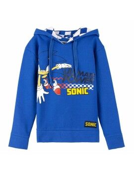 Camisola com Capuz Menina Sonic Azul