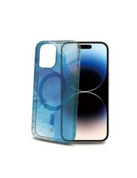 Capa para Telemóvel Celly iPhone 15 Pro Azul Transparente