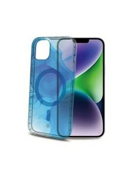 Capa para Telemóvel Celly iPhone 15 Plus Azul Transparente