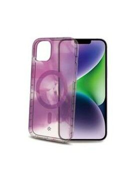 Capa para Telemóvel Celly iPhone 15 Plus Roxo Transparente