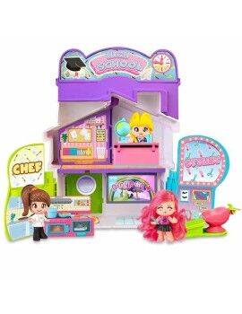 Playset Pinypon Chef & Stylist & High School 3 em 1