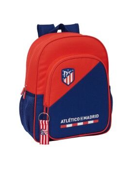 Mochila Escolar Atlético Madrid Azul Vermelho 32 X 38 X 12 cm