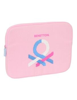 Capa para Portátil Benetton Pink Cor de Rosa 15,6'' 39,5 x 27,5 x 3,5 cm