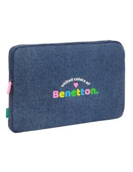 Capa para Portátil Benetton Denim Azul 15,6'' 39,5 x 27,5 x 3,5 cm