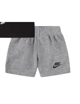 Conjunto de Desporto para Bebé Nike Nsw Add Ft  Preto Cinzento