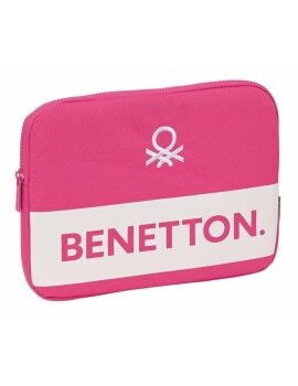 Capa para Portátil Benetton Rosa Choque 31 x 23 x 2 cm