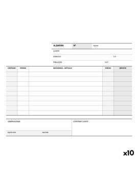 Bloco de notas Apli A-121 Quarto (10 Unidades)