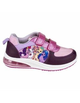 Sapatilhas Desportivas com LED My Little Pony Velcro Cor de Rosa