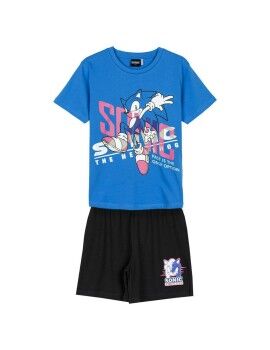 Pijama Infantil Sonic Azul