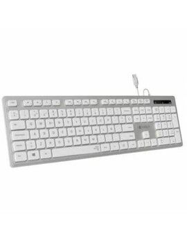 Teclado Subblim SUBKBC-0EKE20 Prateado