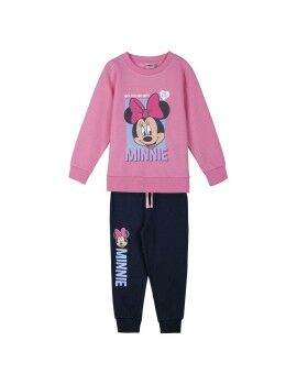 Fato de Treino Infantil Minnie Mouse Cor de Rosa