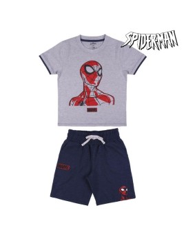 Conjunto de Vestuário Spiderman Cinzento