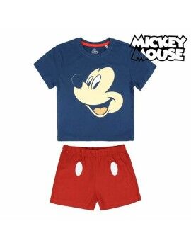 Pijama de Verão Mickey Mouse 73457 Azul Marinho