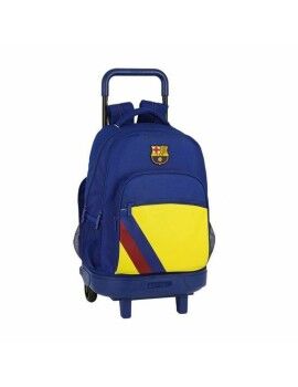 Mochila Escolar com Rodas Compact F.C. Barcelona 612025918 Azul (33 x 45 x 22...