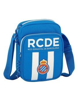 Saco de Ombro RCD Espanyol 611753672 Azul Branco (16 x 22 x 6 cm)