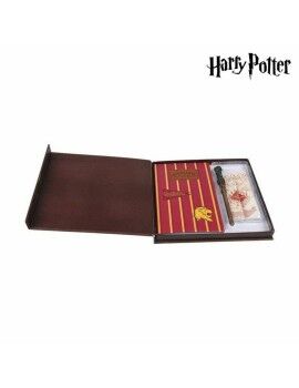 Caderno de Notas + Caneta Gryffindor Harry Potter Harry Potter Vermelho