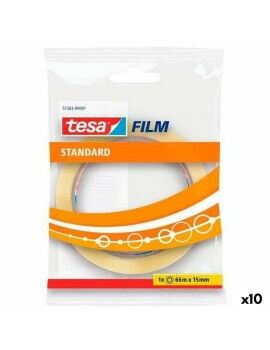 Fita Adesiva TESA Standard 66 m 15 mm Transparente (10 Unidades)
