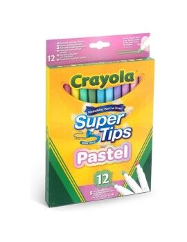 Conjunto de Canetas de Feltro Pastel Crayola Lavável (12 uds)
