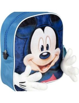 Mochila Escolar Mickey Mouse Azul (25 x 31 x 1 cm)