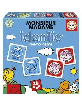 Jogo Educativo Educa Monsieur Madame Identic (FR)