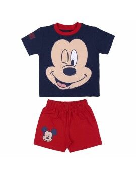 Pijama Infantil Mickey Mouse Vermelho