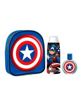Conjunto de Perfume Infantil Capitán América EDT (3 pcs)