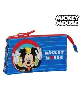 Malas para tudo triplas Mickey Mouse Me time Vermelho Azul 22 x 12 x 3 cm