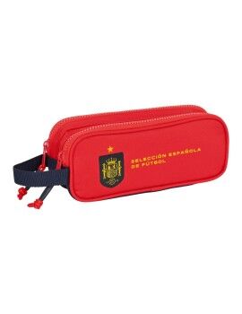 Bolsa Escolar RFEF Vermelho Azul (21 x 8 x 6 cm)