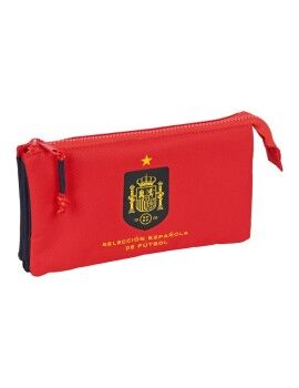 Bolsa Escolar RFEF Vermelho Azul (22 x 12 x 3 cm)