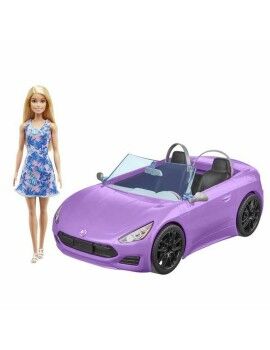 Boneca Barbie And Her Purple Convertible