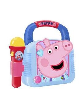 Brinquedo musical Peppa Pig Microfone 22 x 23 x 7 cm MP3