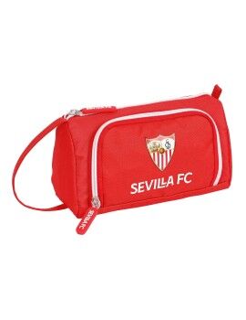 Estojo Escolar com Acessórios Sevilla Fútbol Club Vermelho (32 Peças)