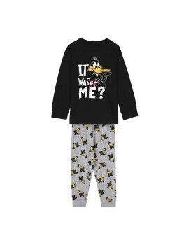 Pijama Infantil Looney Tunes Preto